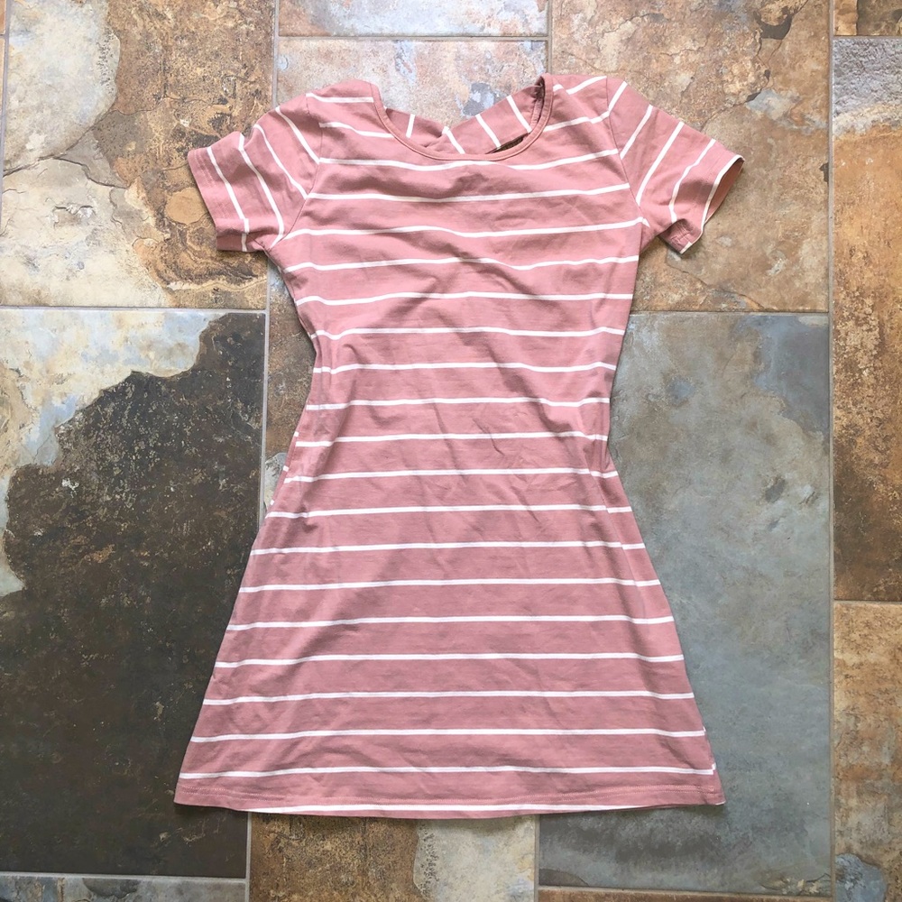 Feager Striped T-shirt Dress